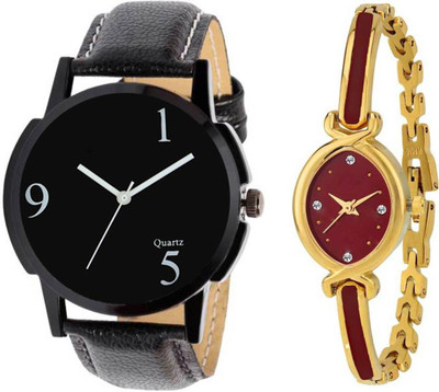

Niyati Nx 06 And Bracelate Pattern Golden Red Dial ~ JEWELLERY ~ Designer Watch For Girls Watch - For Women Watch - For Men & Women