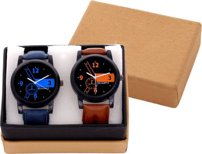 Keepkart Stylish Sett Of Two Combo Watch - For Men