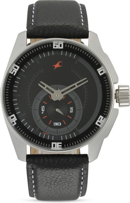 Fastrack NG3089SL04 Black Magic Analog Watch For Men Fastrack Wrist Watches