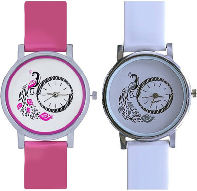

whitebird WB0 white and pink mor Watch - For Women