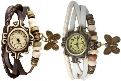 

PMAX BUTTERFLY BROWN AND WHITE STUDENT NEW STYLISH FOR Watch - For Women