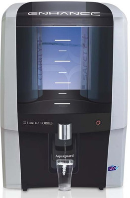 

Eureka Forbes AQUAGUARD ENHANCE WITH BIOTRON 7 L UV + UF Water Purifier(BLACK & WHITE)