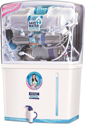 

Kent GRAND PLUS 8 L RO + UV + UF + TDS Water Purifier(WHITE & BLUE)