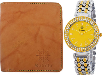 

Rabela Wallet, Analog Watch Combo(Multicolor)