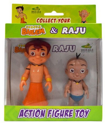 

Tingoking Chhota Bheem Action Figures - Bheem + Raju, Multi Color(Multicolor)