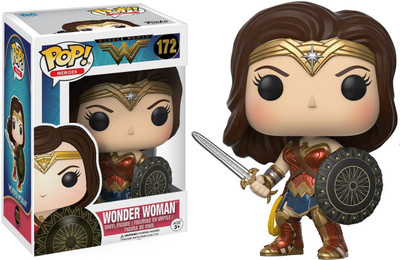 

Funko Pop Movies - Wonder Woman (Gal Gadot) Pop Vinyl Figure - 4 Inches(Multicolor)