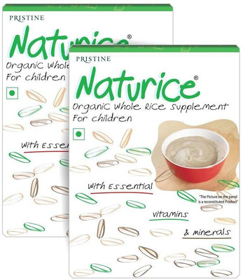 

Naturice Organic Whole Rice Supplement For Children(6-24 Months) Cereal(300 g, Pack of 2, 6+ Months)