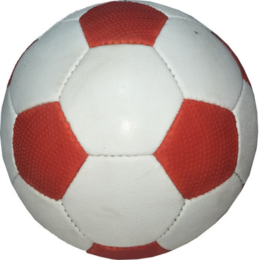 National Sports RUBBER FOOTBALL Football - Size: 5(Pack of 1, Red)