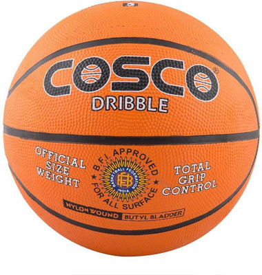 

Cosco Dribble Basketball - Size: 5(Pack of 1, Multicolor), Multiple