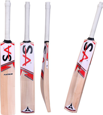 

SA Sports Platinum Tennis Bat Made in Poplar Willow Cricket Bat(Short Handle, 1.0 kg)