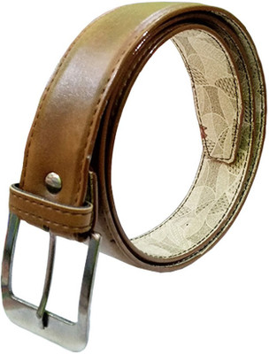 

IGNOTO Men Casual Tan Synthetic Belt, Brown