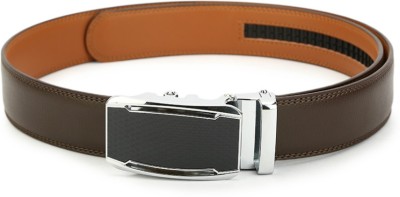 

Pacific Gold Men Party Brown Genuine Leather Belt