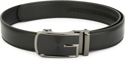 

Pacific Gold Men Casual Black Genuine Leather Belt
