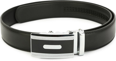 

Pacific Gold Men Formal Black Genuine Leather Belt