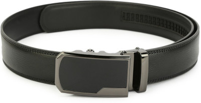 

Pacific Gold Men Formal Black Genuine Leather Belt