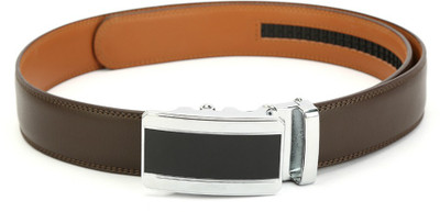 

Pacific Gold Men Casual Brown Genuine Leather Reversible Belt