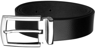 

OODI Men Formal Black Genuine Leather Belt, Balck