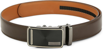 

Pacific Gold Men Casual Brown Genuine Leather Reversible Belt