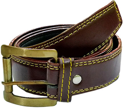 

IGNOTO Men Casual Brown Synthetic Belt