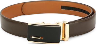 

Pacific Gold Men Casual Brown Genuine Leather Reversible Belt