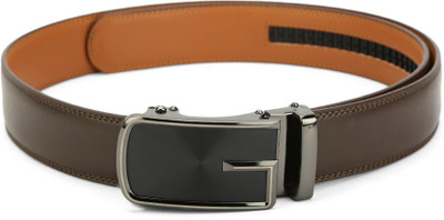 

Pacific Gold Men Formal Brown Genuine Leather Reversible Belt