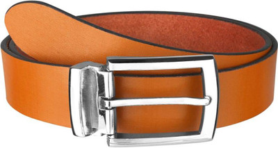 OODI Men Casual Tan Genuine Leather Belt