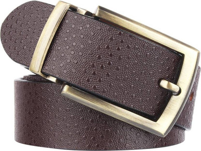 

OODI Men Casual Brown Genuine Leather Belt