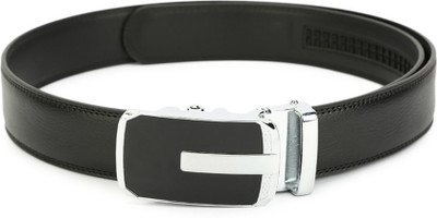 

Pacific Gold Men Formal Black Genuine Leather Reversible Belt