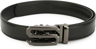 

Pacific Gold Men Casual Black Genuine Leather Reversible Belt