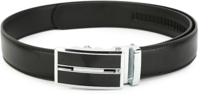 

Pacific Gold Men Formal Black Genuine Leather Belt