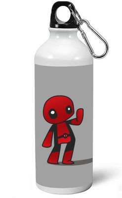 

MUGKIN A-MDP40 Marvel Best Superhero Deadpool Official Printed Bottle 750 ml Sipper(Pack of 1, White)