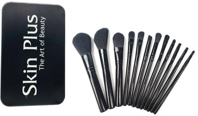 

Skinplus Cosmetic Makeup Brush Set With Storage Of Box(Pack of 12)