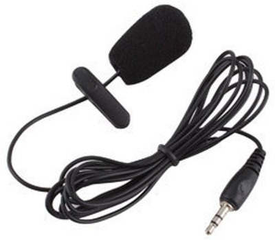 

EWELL 3.5mm Jack Plug Mini Clip On External Microphone Mic With Tie Collar Shirt Clip Microphone Camera Microphone