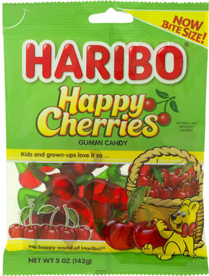 

Haribo Happy Cherries Gummi Candy - 142g (5oz) Cherries Candy
