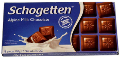 

Schogetten Alpine Milk Chocolate, 100g Bars(Pack of 18, 100 g)