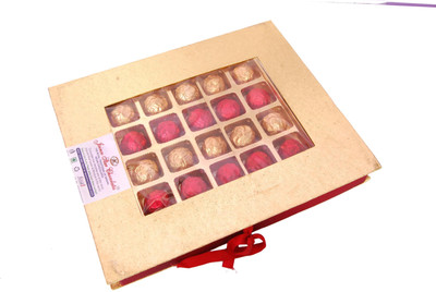 

Jainco Star Chocolates Book Box Gift Pack Red Colour Caramels(20)
