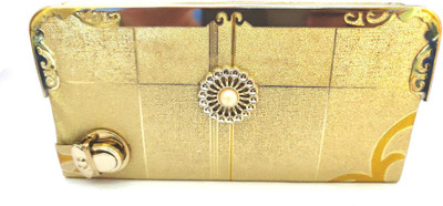 

BONDAD HUB Casual, Formal Gold Clutch