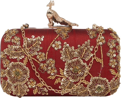 

Tarusa Casual Red Clutch