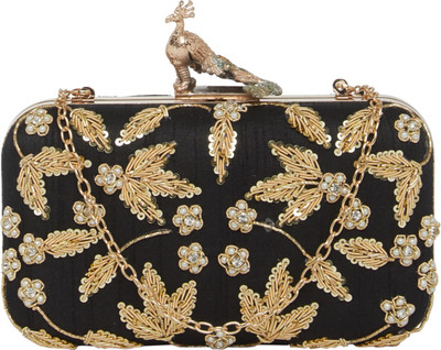 

Tarusa Casual Black Clutch