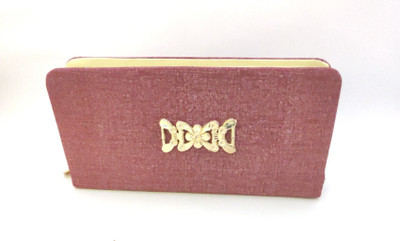 

BONDAD HUB Casual, Formal Maroon Clutch