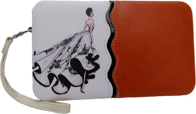 

Filora Casual Orange Clutch