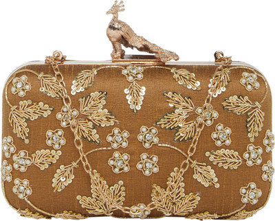 Tarusa Casual Beige Clutch