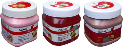 Glow Right FRUIT FACIAL SET M3(Set of 3)