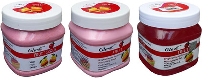 

Glow Right FRUIT FACIAL SET M2(Set of 3)