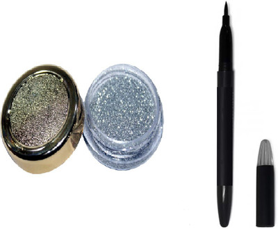 

hich Evershine Silver Glitter & Dynamic Eyeliner Sketch Pen(Set of 2)