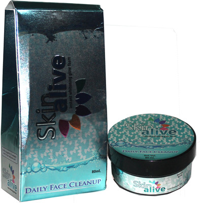 

SKIN ALIVE Daily Face Cleanup For Instant Whitening Glow Skin Face Wash(80 ml)