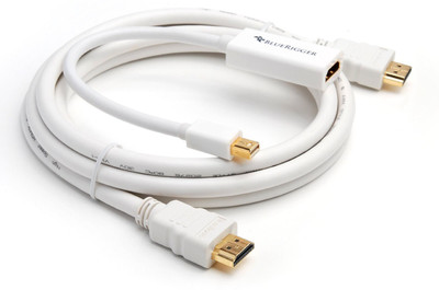 

BlueRigger Mini Display Port to HDMI Female and HDMI Cable (10ft) Combo Set