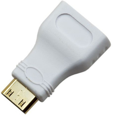 

GVAAS Colorful Mini HD HDMI Adapter(Compatible with Mobile, Laptop, Tablet, Mp3, Gaming Device, White)