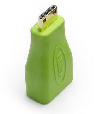 

GVAAS Colorful Mini HDMI (C) Male to HDMI HDMI Adapter(Compatible with Mobile, Laptop, Tablet, Mp3, Gaming Device, Green)