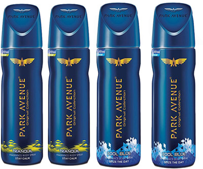 

Park Avenue DEODORANT SPRAY Deodorant Spray - For Men & Women(150 ml, Pack of 4)